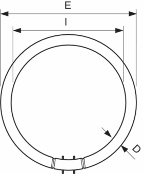 1Лампы (источники света) лампа линейная люминесцентная mst tl5 circular 60w/830 1ct/10 | 927966083013 | philips выгодная цена