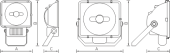 Прожекторы прожектор го umc 2000h type 4 grey set 2000вт ip66 серый | 1359000330 | световые технологии выгодная цена