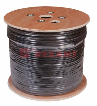1Кабель витая пара (UTP, FTP) кабель utp 10pr 24awg, cat5, наружный (outdoor), бухта 305 м | 01-1121 | rexant выгодная цена