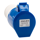 Разъемы промышленные розетка 223-32а-6h-220ac-2p+pe-ip44 | 222745 | кэаз выгодная цена