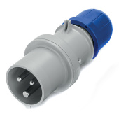 Разъемы промышленные вилка кабельная ip44 32a 2p+e 230v | dis2133233 | dkc выгодная цена