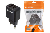 КОМПЬЮТЕРНЫЕ АКСЕССУАРЫ сетевое зарядное устройство, сзу 4, 2,1 а, 2 usb, черный, | sq1810-0021 | tdm выгодная цена
