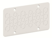 Шкафы, боксы и аксессуары czf13 фланец для метрических сальников метал. 16xm16, 12xm20 | zp63 | 2cpx052443r9999 | abb выгодная цена