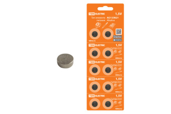 1Элементы питания и аккумуляторы элемент питания ag1/lr621 alkaline 1,5v bp-10 | sq1702-0045 | tdm выгодная цена