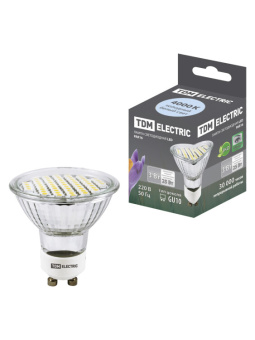 1Лампы (источники света) лампа светодиодная led 3вт gu10 220в 4000к par16 smd отражатель (рефлектор) | sq0340-0027 | tdm выгодная цена