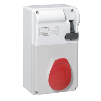 1Разъемы промышленные комбинированный щиток - p17 tempra pro - ip 44 - 16 a - 380/415 в~ - 50/60 гц - 3к+з | 056605 | legrand выгодная цена