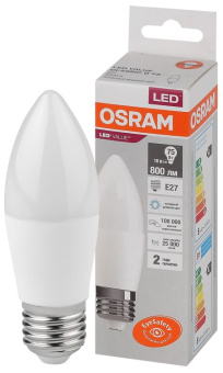 1Лампы (источники света) лампа светодиодная led value cl- b 10w/865 230v e27 10x1 | 4058075579590 | osram выгодная цена