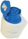 1Разъемы промышленные розетка наружной установки ip44 16a 2p+e 230v | disw020163 | dkc выгодная цена