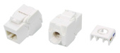 Розетки, адаптеры и модули Keystone kj8-8p8c-c5e-180-tls-wh вставка keystone jack rj-45(8p8c), категория 5e, тип 180 градусов, toolless, белая | 426193 | hyperline выгодная цена