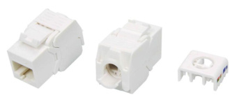 1Розетки, адаптеры и модули Keystone kj8-8p8c-c5e-180-tls-wh вставка keystone jack rj-45(8p8c), категория 5e, тип 180 градусов, toolless, белая | 426193 | hyperline выгодная цена