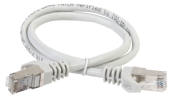 Патч-корды коммутационный шнур (патч-корд), кат.6a s/ftp, lszh, 1м, серый | pc01-c6asl-1m | itk выгодная цена