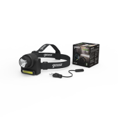 Фонари фонарь налобный gfl309 6w 180lm lead acid 800mah led 1/12/72 | gf309 | gauss выгодная цена