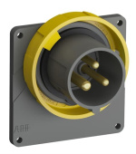 Разъемы промышленные вилка с прямым фланцем easy&safe 216ebu4w,16a,2p+e,ip67,4ч|2cma101258r1000| abb выгодная цена