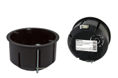 Коробки распределительные коробка установочная сп d73х45мм, саморезы, метал. лапки, ip20, инд. штрихкод, | sq1403-0909 | tdm выгодная цена