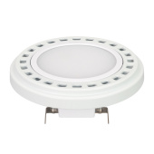 Лампы (источники света) лампа светодиодная ar111-unit-g53-12w- day4000 (wh, 120 deg, 12v) (arl, металл) 12вт 4000к 12в корпус белый | 025637 | arlight выгодная цена