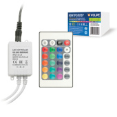 Ленты светодиодные контроллер для управления led rgb лентами 12v, ulc-q431 rgb black с пультом ду ик. | ul-00001113 | volpe выгодная цена