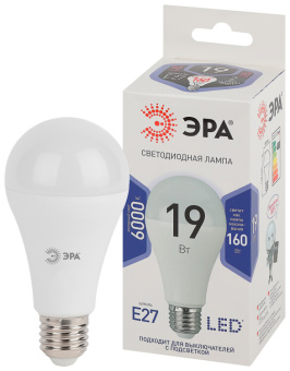 1Лампы (источники света) лампа светодиодная led 19вт е27 6000к a65-19w-860-e27 | б0031704 | эра выгодная цена