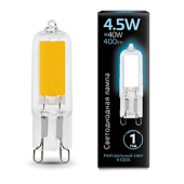 Лампы (источники света) лампа светодиодная led 4,5вт g9 ac220-240в 4100к| 107809204 | gauss выгодная цена
