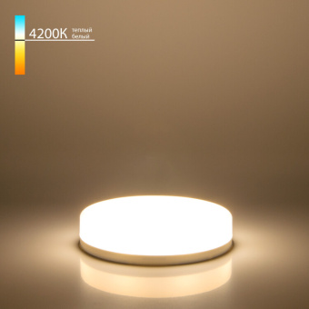 1Лампы (источники света) лампа светодиодная gx53 led pc 5w 4200k | a035778 | elektrostandard выгодная цена