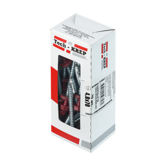 1Крепёж саморез кр св. 4,8х70 ral-3011 (темно-красный) (30 шт) - коробка ( 0,277 кг) | 124652 | tech-krep выгодная цена