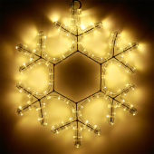 Ленты светодиодные фигура ard-snowflake-m7-450x375-126led warm (230v, 7.5w) | 025315 | arlight выгодная цена