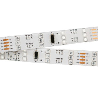 1Ленты светодиодные лента светодиодная spi-5000se 12v rgb (5060, 480 led x3,1812) | 024149 | arlight выгодная цена