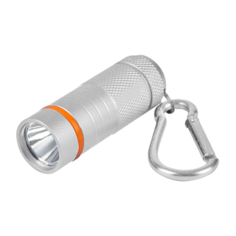 1Фонари фонарь-брелок kl 61s led батарейки в комплекте алюминиевый серый | 4690612032047 | in home выгодная цена