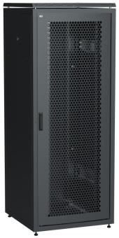 1Шкафы и стойки телекоммуникационные 19 linea n 42u 800х800мм перф. пер. дв. задн. металл. чер. | ln05-42u88-pm | itk выгодная цена