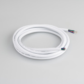 Ленты светодиодные провод питания arl-moonlight-20awg-4w-d6-cu-2000 white | 028125 | arlight выгодная цена