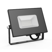 Прожекторы прожектор светодиодный elementary 20w 1400lm зеленого свечения 175-265v ip65 черный led 1/20 | 613100620 | gauss выгодная цена