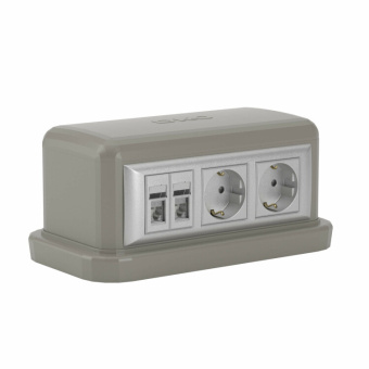 1Кабельные каналы напольная башенка bus, 12 модулей, серая | 09070 | dkc выгодная цена