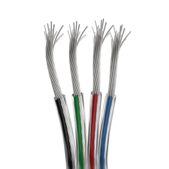 1Ленты светодиодные шлейф питания arl-22awg-clear-4wire-cu (arlight, -) | 034964 | arlight выгодная цена