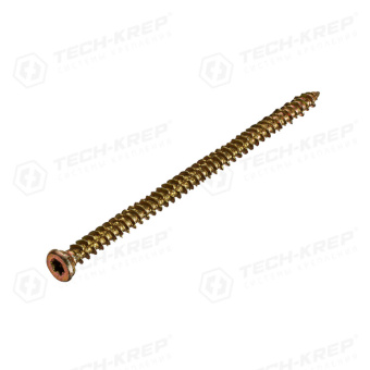 1Крепёж шуруп по бетону 7,5x132 (100 шт) - коробка накл. ( 2,393 кг) | 124734 | tech-krep выгодная цена