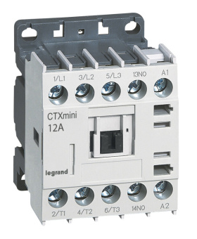 1Коммутационная аппаратура контактор ctx3 мини 3p 12a 1нз ~24в | 417050 | legrand выгодная цена