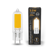 Лампы (источники света) лампа светодиодная black led g4 ac220-240v 3.5w 240lm 3000k glass | 107807103 | gauss выгодная цена
