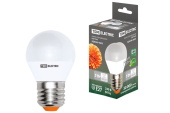 Лампы (источники света) лампа светодиодная led 5вт е27 220в 4000к fg45 шар | sq0340-0043 | tdm выгодная цена