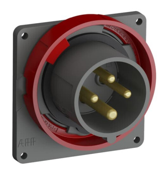 1Разъемы промышленные вилка с прямым фланцем easy&safe 316ebu6w,16a,3p+e,ip67,6ч|2cma101264r1000| abb выгодная цена