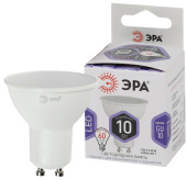 Лампы (источники света) лампа светодиодная led mr16-10w-860-gu10 (диод, софит, 10вт, холод, gu10) (10/100/4200) | б0049074 | эра выгодная цена
