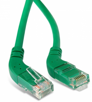 1Патч-корды патч-корд pc-apm-utp-rj45/l45-rj45/r45-c5e-5m-lszh-gn u/utp угловой, левый 45°-правый 45°, cat.5e, lszh, 5 м, зеленый | 232882 | hyperline выгодная цена