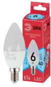 Лампы (источники света) лампа светодиодная red line eco led b35-6w-840-e14 6вт свеча нейтральный белый свет | б0020619 | эра выгодная цена