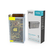 Ленты светодиодные блок питания basic 12v 150w ip20 1/50 | bt506 | gauss выгодная цена