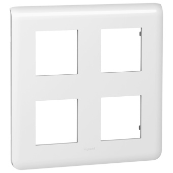 1Розетки, выключатели, звонки электрические рамка mosaic 2x2x2 модуля | 078838 | legrand выгодная цена