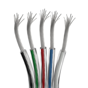 1Ленты светодиодные шлейф питания arl-20awg-clear-5wire-cu (arlight, -) | 034966 | arlight выгодная цена