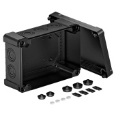 Коробки распределительные распределительная коробка x25, ip 67, 286х202х126 мм, черная | 2005134 | obo bettermann выгодная цена