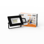 Прожекторы прожектор светодиодный gauss led 30w 2000lm ip65 3000к черный | 613527130 | gauss выгодная цена