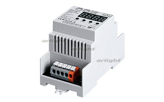 1Ленты светодиодные декодер dmx sr-2108fa-rj45-din (12-36v, 240-720w, 4ch) | 021847 | arlight выгодная цена