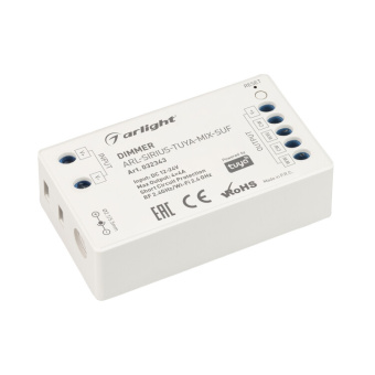 1Ленты светодиодные диммер arl-sirius-tuya-mix-suf (12-24v, 4x4a, 2.4g) (arlight, ip20 пластик, 3 года) | 032343 | arlight выгодная цена