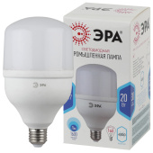 Лампы (источники света) лампа светодиодная промышленная led power t80-20w-6500-e27 (диод, колок, 20вт, хол, e27) (40/800) (40/1280) | б0049588 | эра выгодная цена