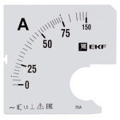Измерительное оборудование шкала сменная для a961 75/5а-1,5 ekf proxima | s-a961-75 | ekf выгодная цена