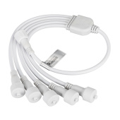 Ленты светодиодные коннектор питания ard-classic-sync-rgb white (230v, 5 ports) (ardecoled, закрытый) | 031805 | arlight выгодная цена
